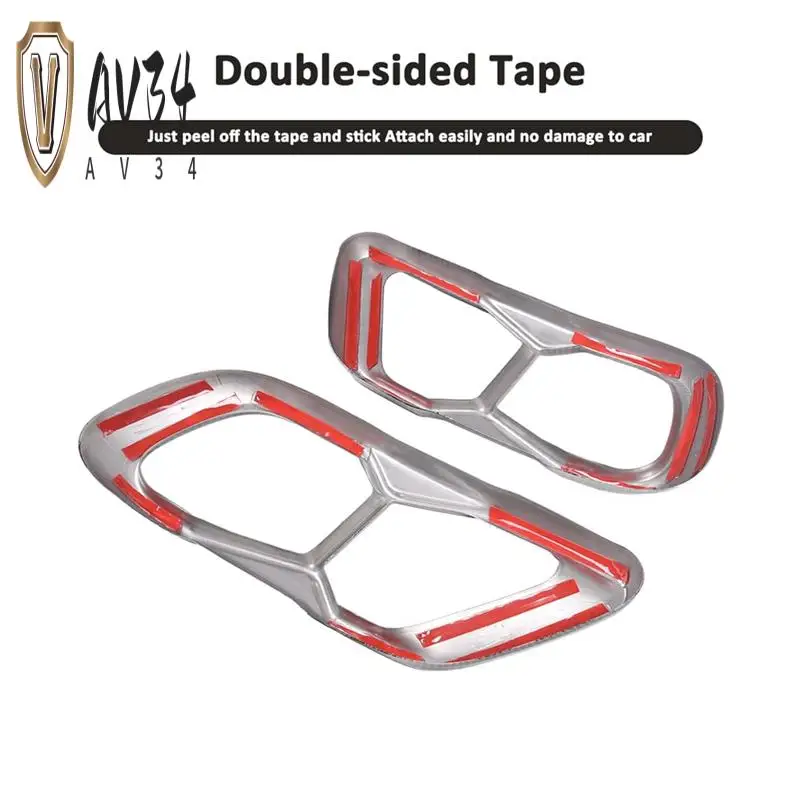 

AV34-For BMW X5 G05 X6 G06 X7 G07 2019-2022 (M60) Car Tail Muffler Exhaust Pipe Output Cover Trim Accessories