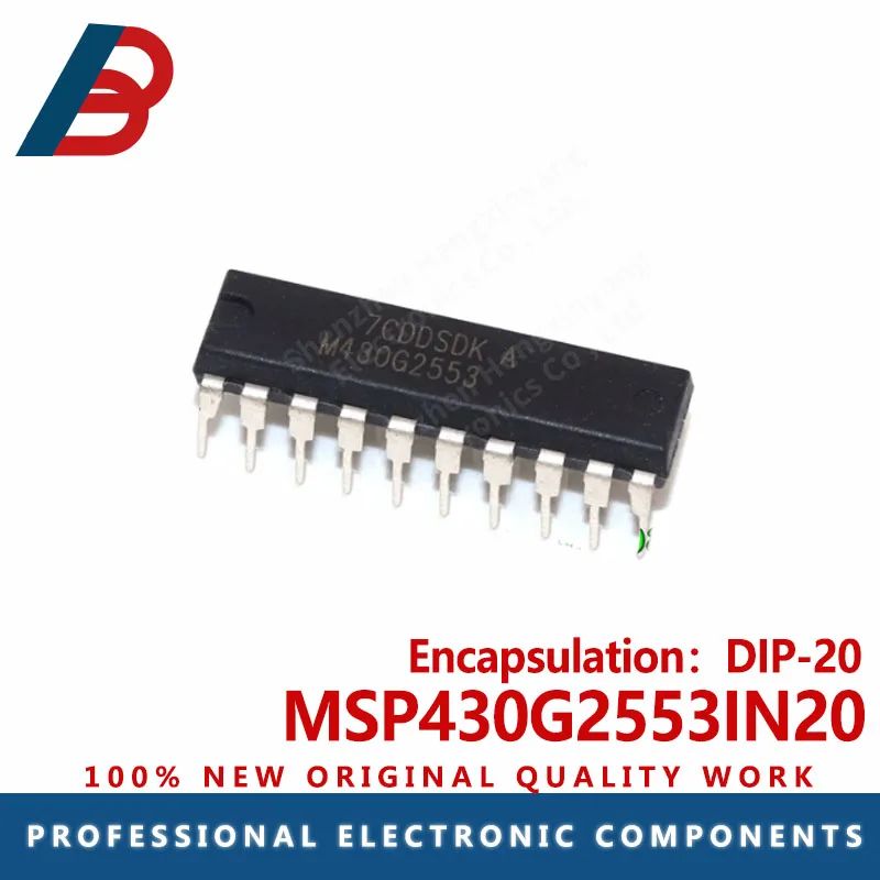 5PCS MSP430G2553IN20 package DIP-20 microcontroller chip