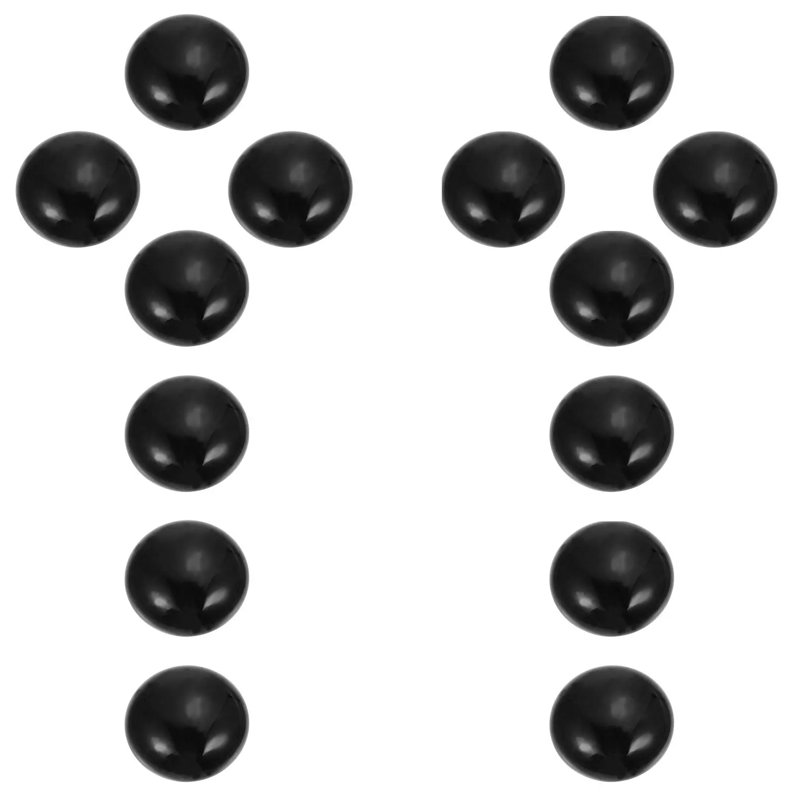 

Black Porcelain Go Chess Pieces Durable Safe Material Creative Toy Educational Playthings Glass Beads Smooth Comfortable Child