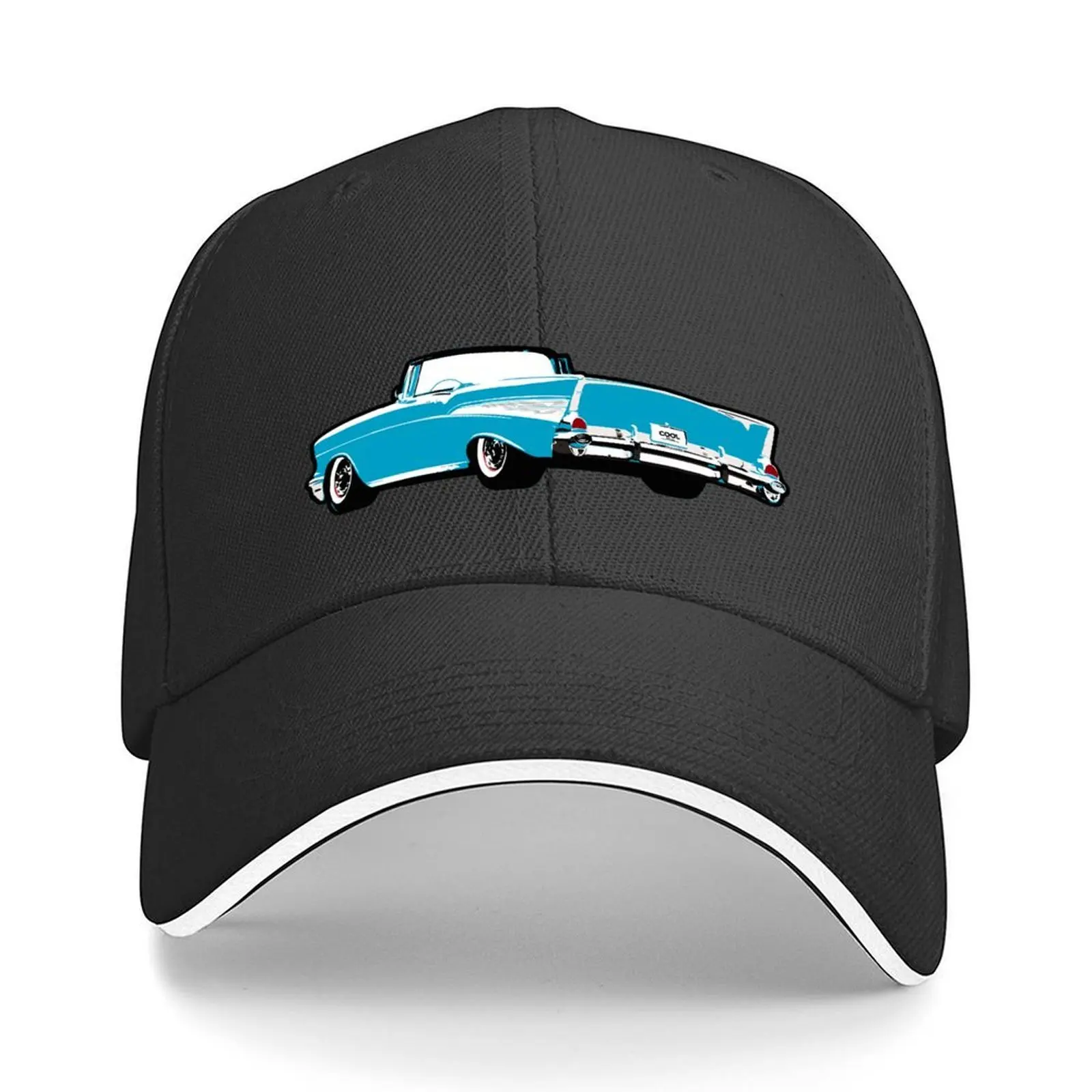 

Blue 1957 CC Convertible Baseball Cap Hip Hop golf hat genuine sun hat Military Tactical Cap Women's Golf Clothing Men's