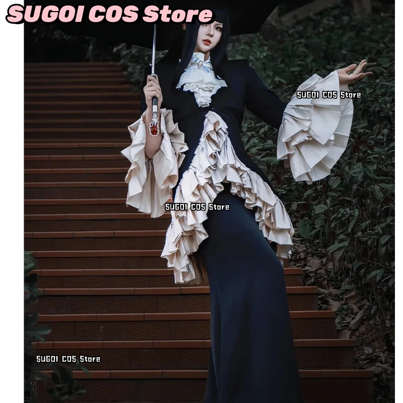 

Костюм для косплея SUGOI COS*/Paradise Kiss Sousa Shii: Готическая Лолита, Ангельские крылья, Белое кружево, Элегантный полный комплект, Аниме Jirai Kei, для мужчин и женщин