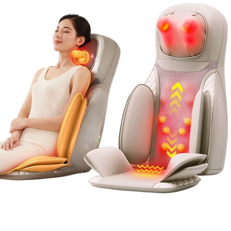 مدلك التلقائي العجن كامل الجسم الخصر مدلك الكتف العمود الفقري العنقي الخصر الظهر قطني العمود الفقري تدليك وسادة