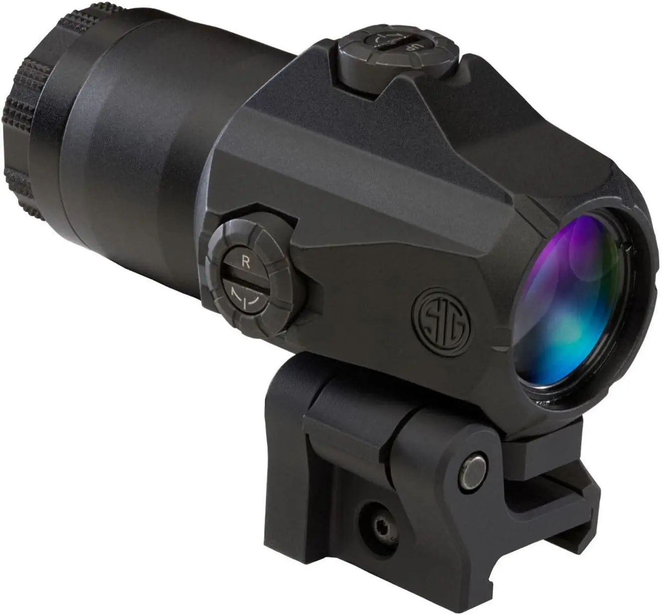 JULIET4 4X Magnifier Durable Compact Waterproof Adjustable Quick Release M1913 Picatinny Red Dot Sight