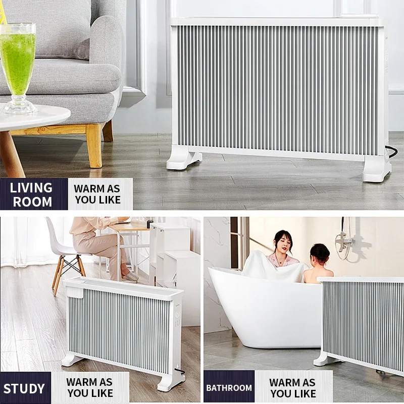 غرفة المعيشة المنزلية بقدرة 2000 وات، موفرة للطاقة، تسخين سريع، سخان كهربائي للحمام، منزل صغير بأكمله، نوع حراري، مساحة كبيرة