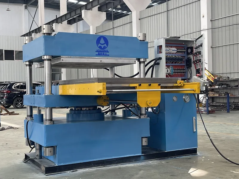 Automatic 100T Vulcanizing Machine Hot Hydraulic Press with PLC Pump and Motor for Three-Layer Rubber Vulcanization