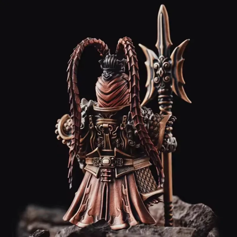 Original Design 2026 New In Arrival Recommendation Lu Bu Magnetic Metal Figurine Three Kingdoms Character Action Figure Ornament view 3