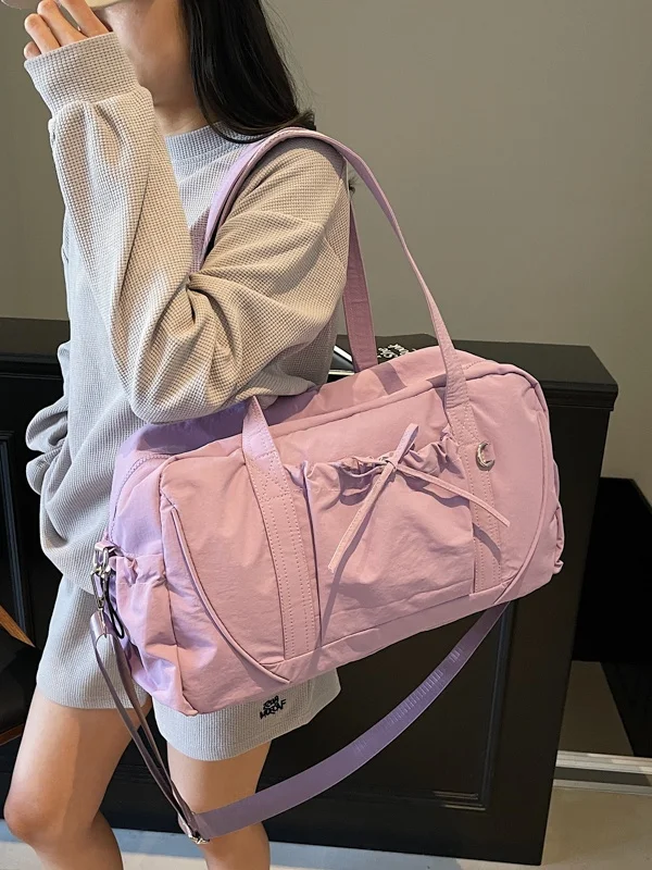 Bolsa de viaje grande Capaci ort 2025 Nueva bolsa deportiva con separación en seco y húmedo Bolsa de almacenamiento para material de viaje Bolsa de nailon Mater...