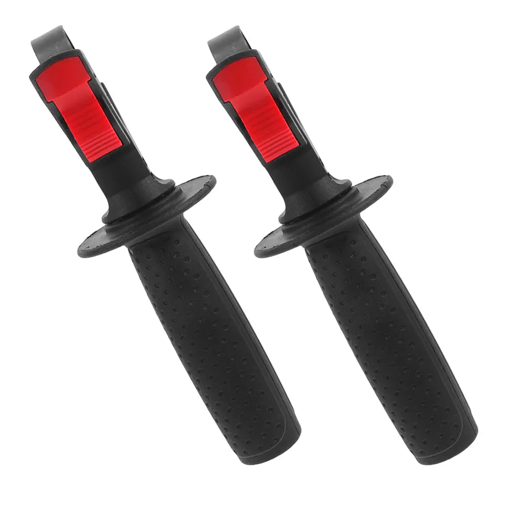 

2pcs Electric Hammer Accessories Front Handle Grip Tool Auxiliary Replacement Black Drill Hand Tools