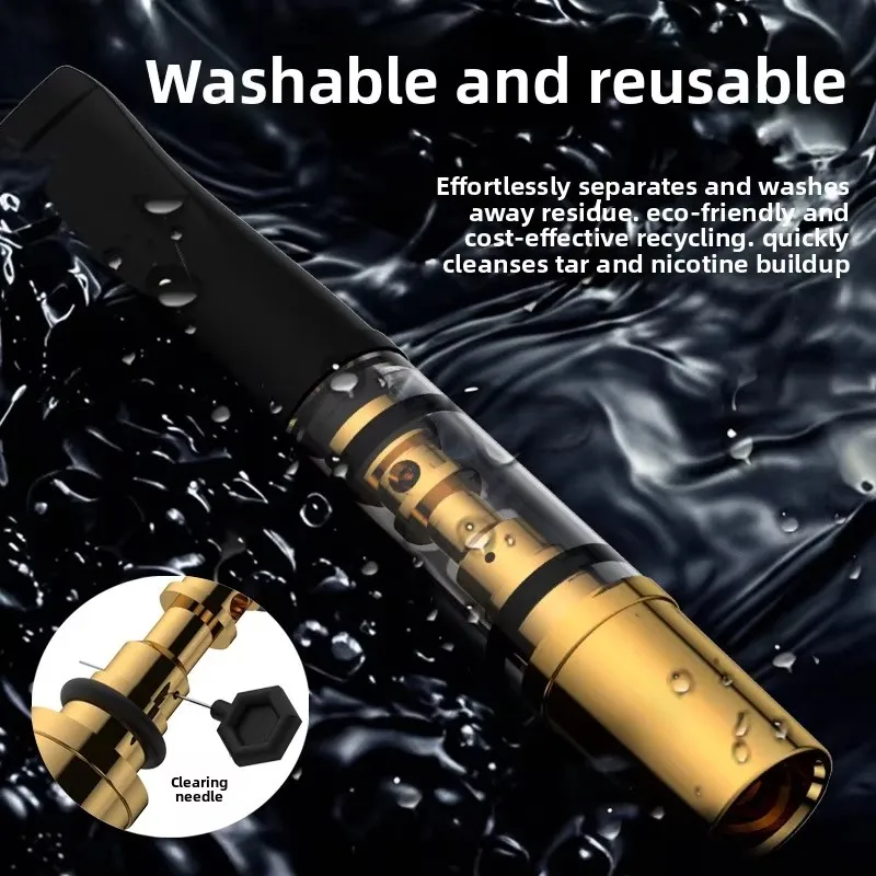 10 Pcs Genuine Reusable Plastic Cigarette Filter Tips - Thick/Thin/Medium, Washable & Recyclable, 3-in-1 Cigarette Holder