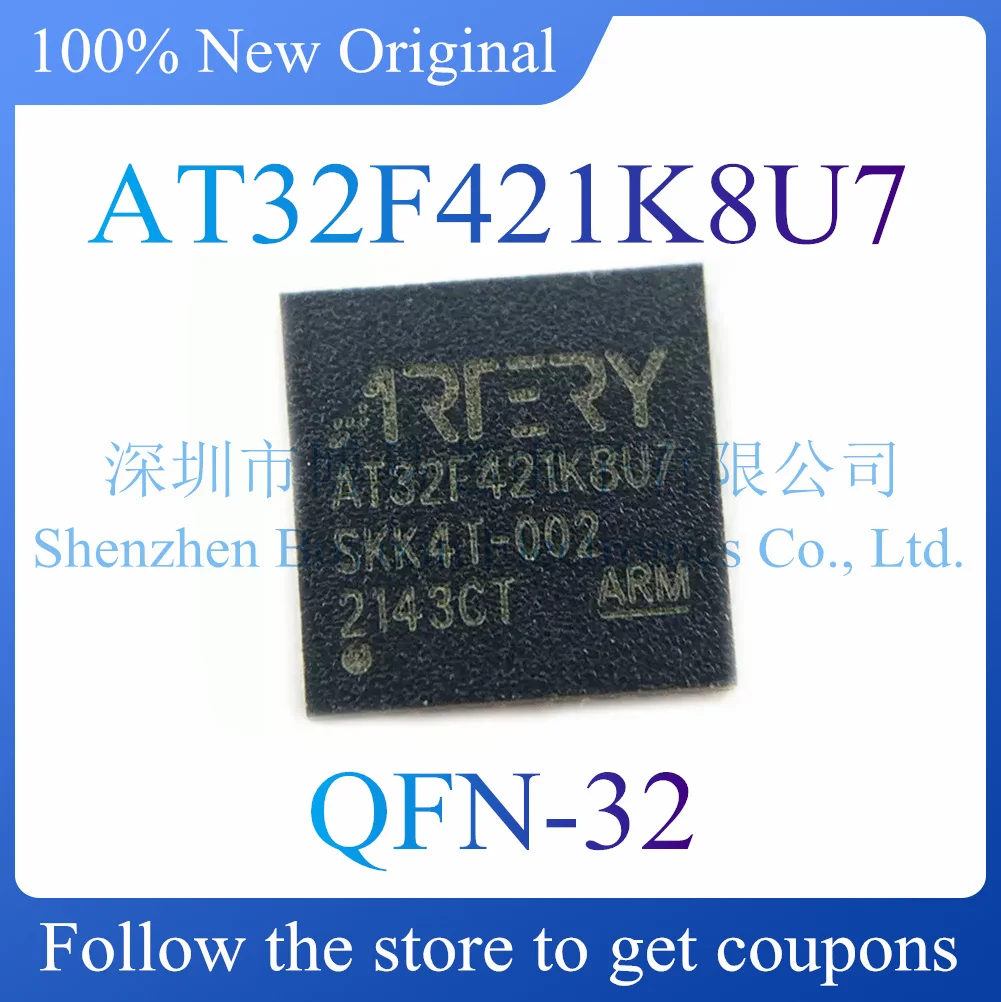 NOWY AT32F421K8U7 Produkt oryginalny QFN-32