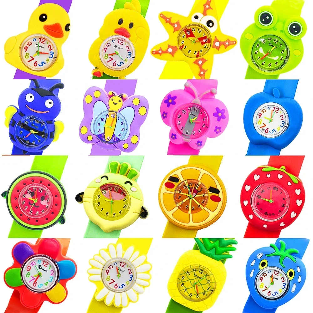 Baby Study Time Toy Children's Watches Waterproof Kids Quartz Watch for Girls Boys Party Event Gifts Relogio Montre