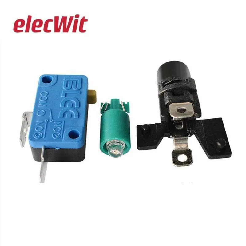 Pulsador redondo grande de 100mm LED iluminado con microinterruptor para piezas de máquinas de juego de salón recreativo DIY interruptor de luz de