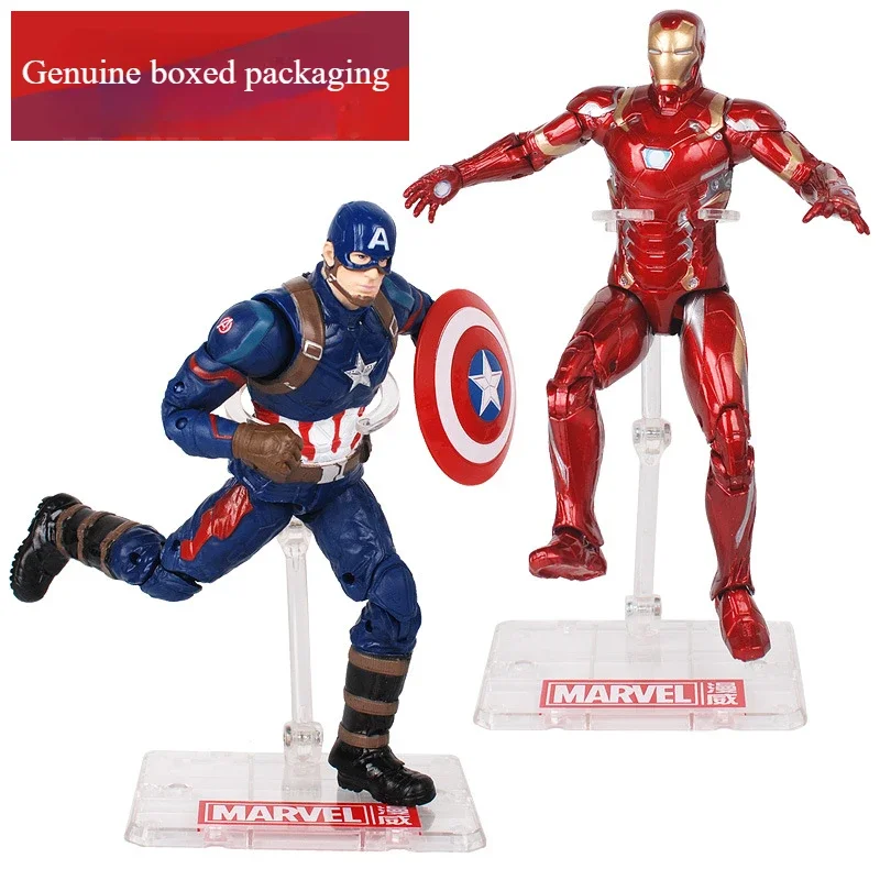 Hasbro  Marvel Avengers: Spider Man, Iron Man, Super Mobile Model Stand Edition Handmade  Desktop Decoration Gift  Holiday Gifts