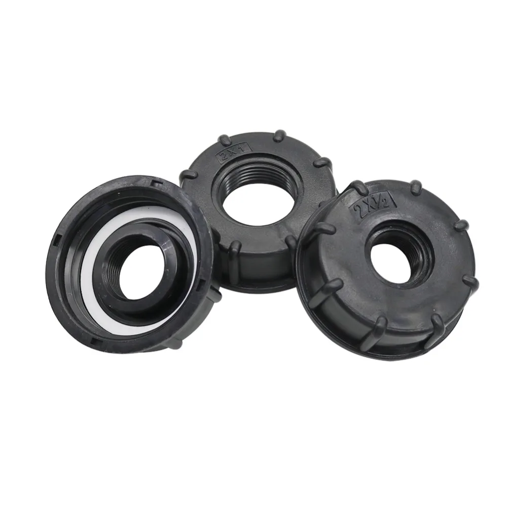 Adaptador de tanque IBC, accesorio de tanque de combustible, tapa de rosca S60 de 60mm a 1 \