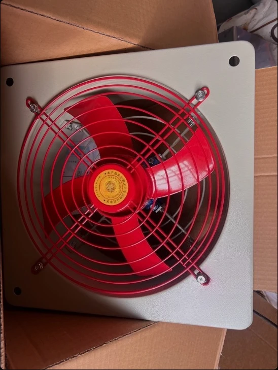 Explosion Proof Axial Fan 220V High Power for Industrial Fire Smoke Exhaust and Wall Mounted Ventilation