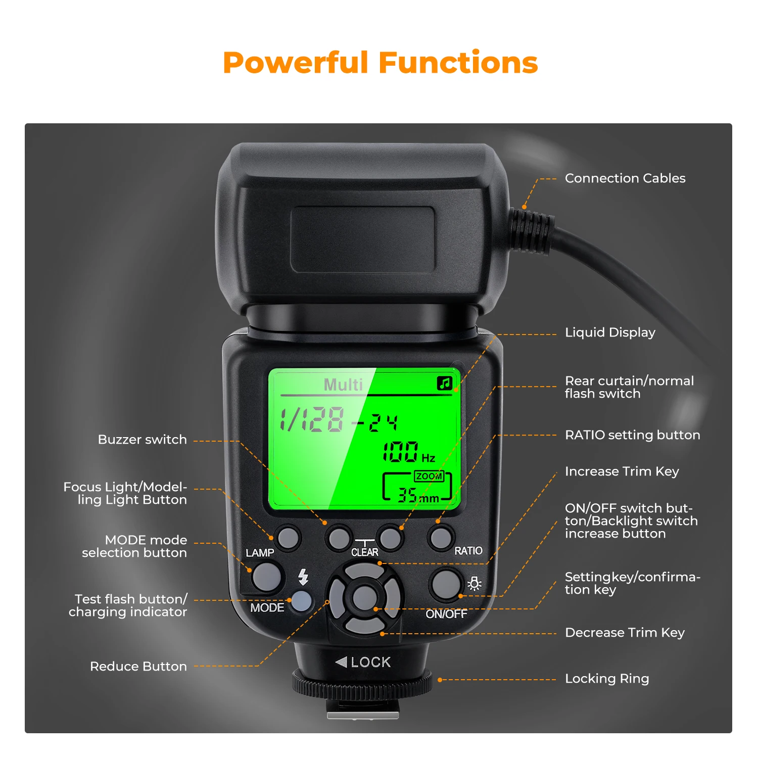 K & F Concept KF-150 I-TTL Macro Ring Light แฟลชจอแสดงผล LCD และ Wireless Slave Speedlite 6 ชิ้นแหวนอะแดปเตอร์สําหรับ Nikon DSLR