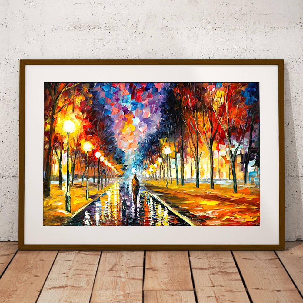 Abstract Landscape Canvas Painting Wall Art Posters And Prints Picture Mural Wall Decoration for Home Illustration