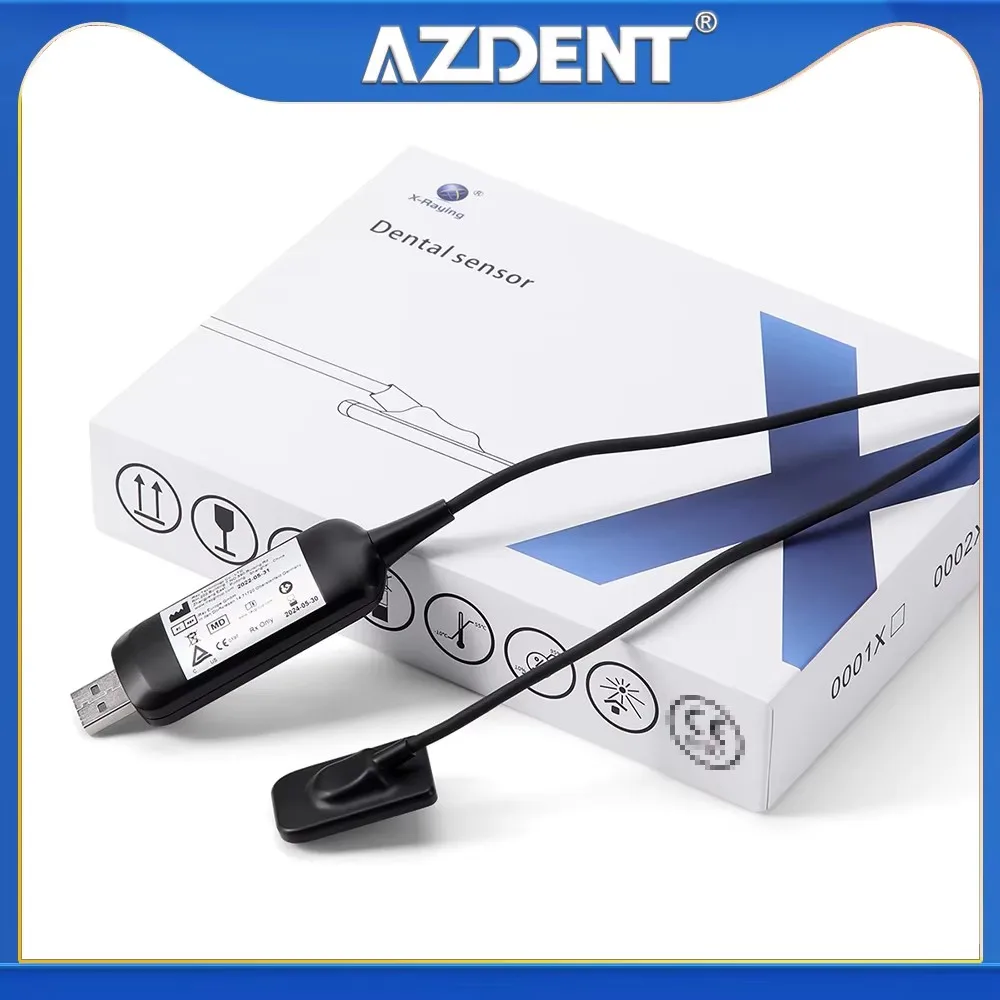 Azdent DENTAL X-Ray Digital Sensor Intraoral Digital System HD Image Dentistry Tools Compatible with Different X-ray Generators