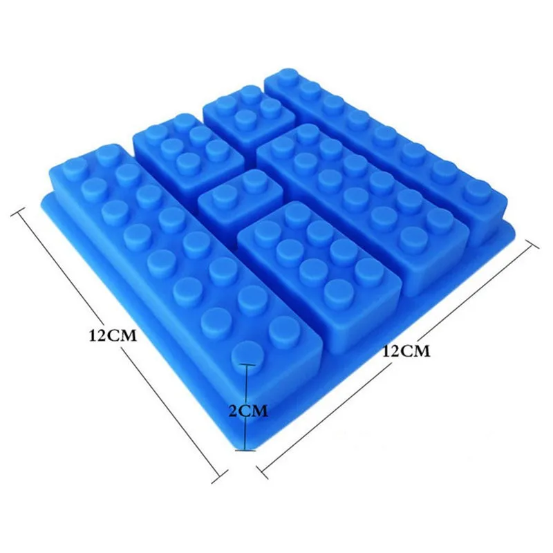 Robot Ice Bricks Cube Tray Silicone Mold Candy Moulds Chocolate Moulds For Kids Baking Minifigure Building Block Themes Set