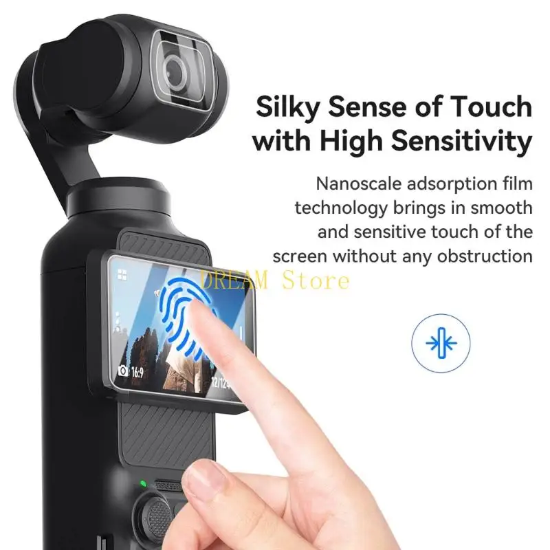 Scratch Proof Display Guard High Definition Glass Film for Action Video Recorders best sale