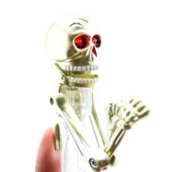 Halloween Pen With Light Halloween Pen Funny Boxing Skeleton With LED Light Adults And Children Ballpoint Pens Ergonomic Grip