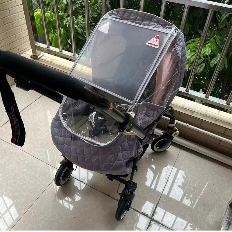 Baby Stroller Accessories Windproof  warm Rain Cover Waterproof EVA Cover Compatible with Bugaboo Bee+ 5 Bee 3 6 nest Stroller