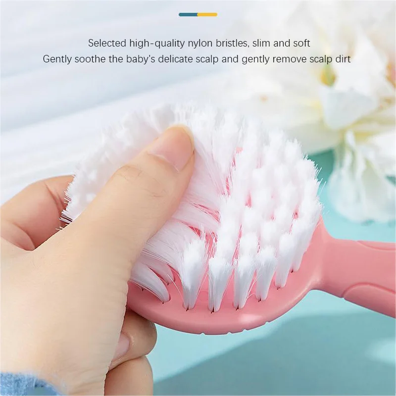 2 süße tragbare Make-up-Handspiegel und Haarbürsten-Sets, Reise-Make-up-Werkzeuge, trockene und nasse Verwendung für Haar-Accessoires – Detail 6