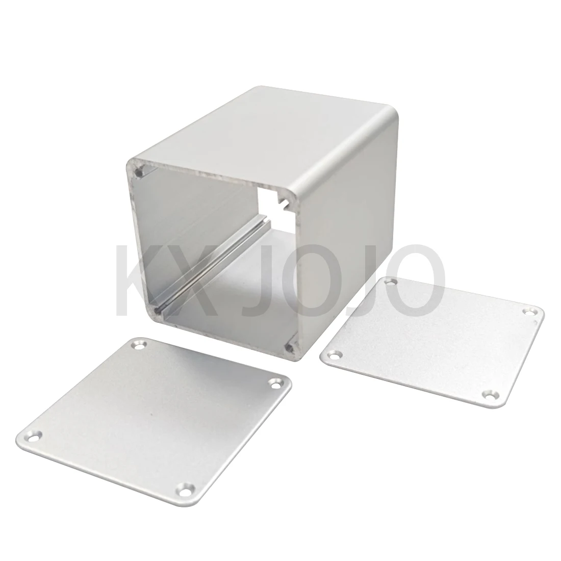 Silver Aluminum Enclosure Waterproof Electronic Box DIY Power Housing Integrated Case for Instrument