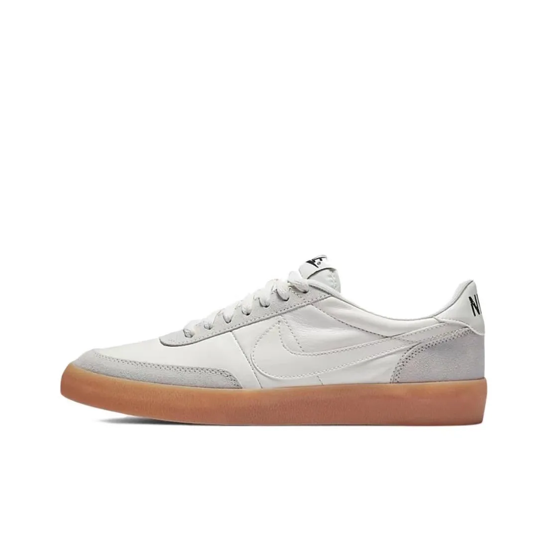 Nike Killshot Leather suede anti slip lightweight low top board shoes white grey men and women Nike shoes