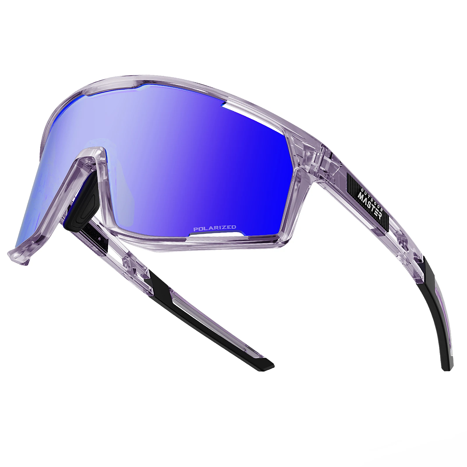 

OutdoorMaster Hawkview Polarized Cycling Sunglass, TR90 Sunglasses For Adults Women Men Running Baseball MTB Bike