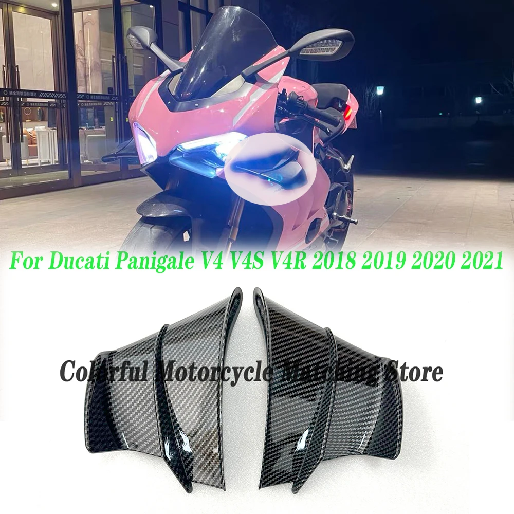 

V4 WINGLETKIT For Ducati Panigale V4 V4S V4R Motorcycle accessories Fixed wing V4 Fixed Winglet 2018-2021