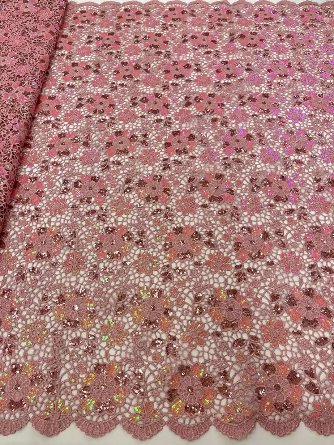 African Guipure Nigerian Lace Fabric Hgih Quality Embroidery Guipure Cord Lace Fabric For Diy Party Wedding Dress Sewing Cloth