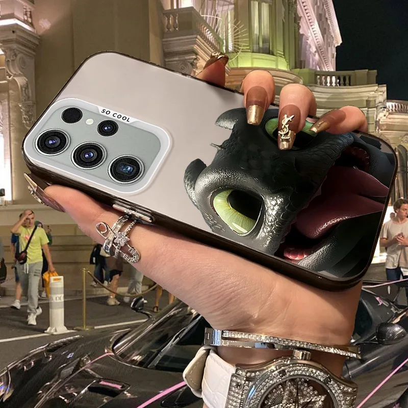 

T-Toothless Frosted Case for Samsung Galaxy A36 A35 A34 A32 A30 A26 A25 A24 A23 A22 5G 4G A20 A16 A15 A14 A13 A12 Acrylic Cover