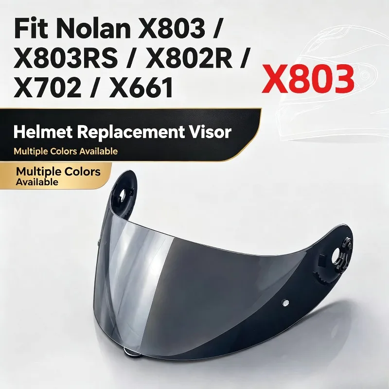 For NOLAN Xlite X803RS,X802RR,X802R,X702,X661 X803 Helmet Visor Motorcycle Accessories Visière Moto Interchangeable Face Shield