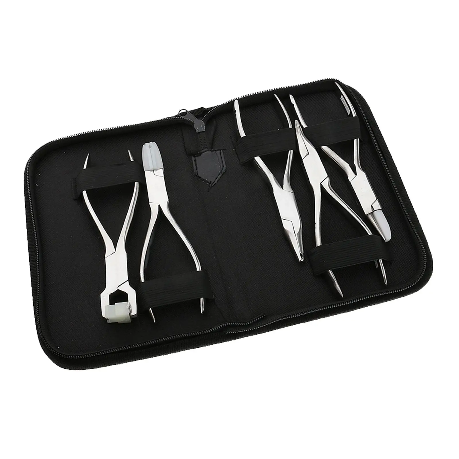 

5pcs Stainless Steel Optic Eye Glasses Frame Repair Optical Pliers Kit + Bag