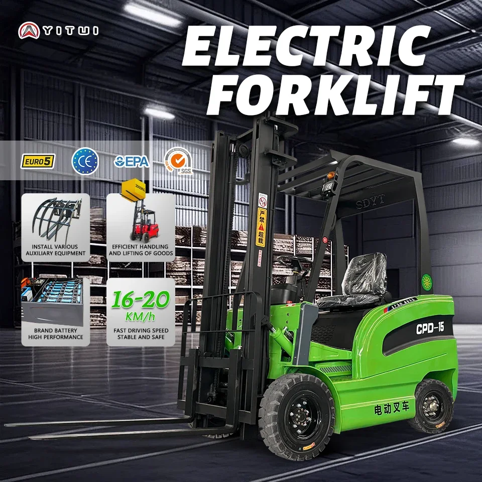 

Customized Top Quality Durable Forklift Manufacturer 1t,1.5t,2t,2.5t,3t New Mini Battery Forklift Truck Electric Forklift