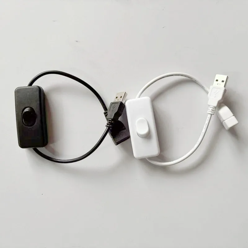 

USB-кабель-переключатель с удлинителем ВКЛ/ВЫКЛ черного или белого цвета с кнопкой переключения для светодиодной ленты