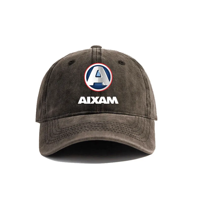 Aixam Baseball Cap Summer Distressed Dad Hats Men Outdoor Adjustable Cotton Caps