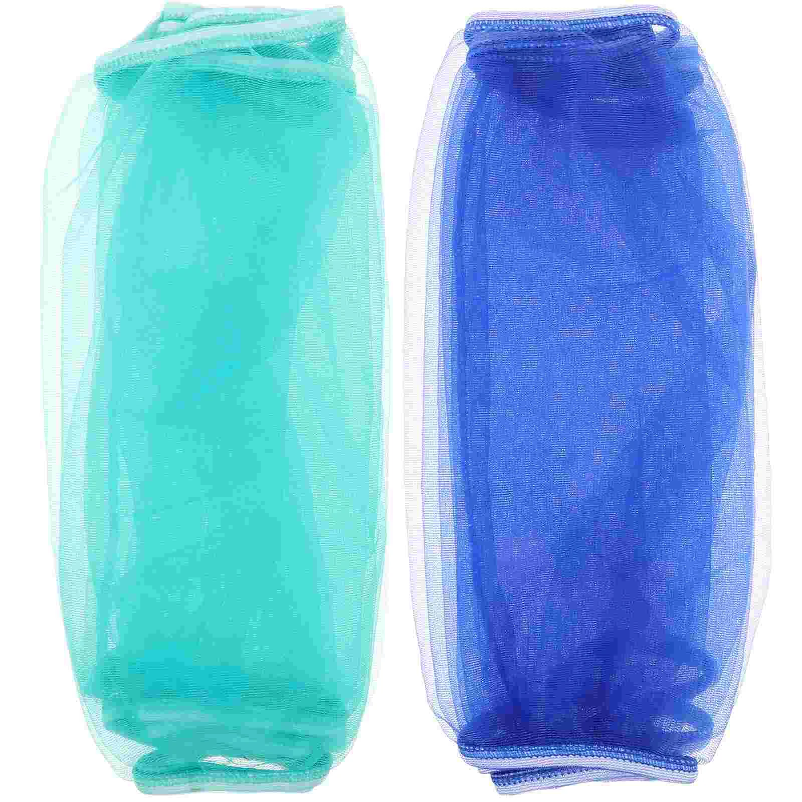 

2 Pcs Birdcage Mesh Cover Skirt Dust Parakeet Parrot Guard Elastic Netting Airy