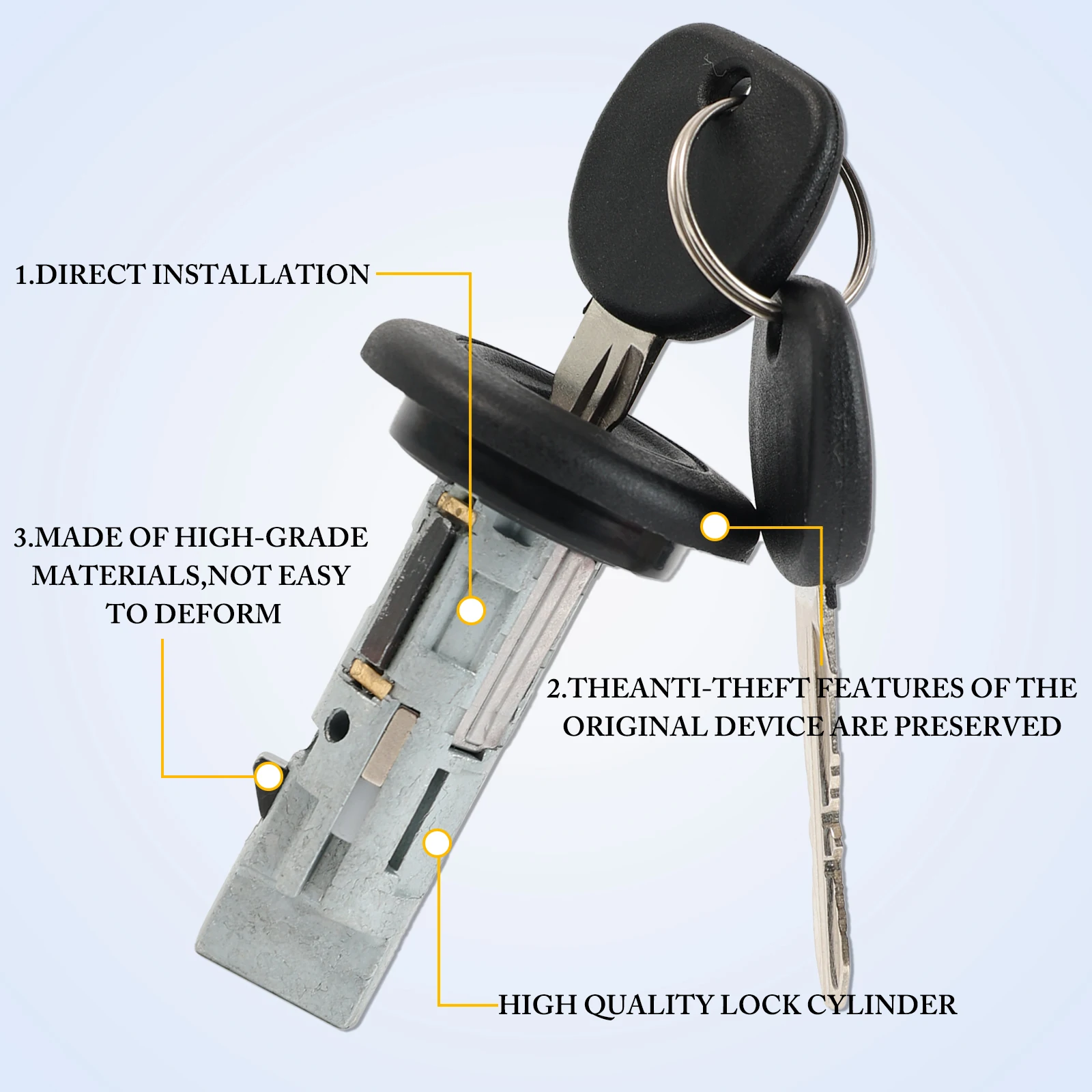 OE# 707835 Ignition Switch Lock Cylinder For Cadillac Chevrolet Avalanche Silverado Blazer S10 Suburban GMC Jimmy Sierra Tahoe