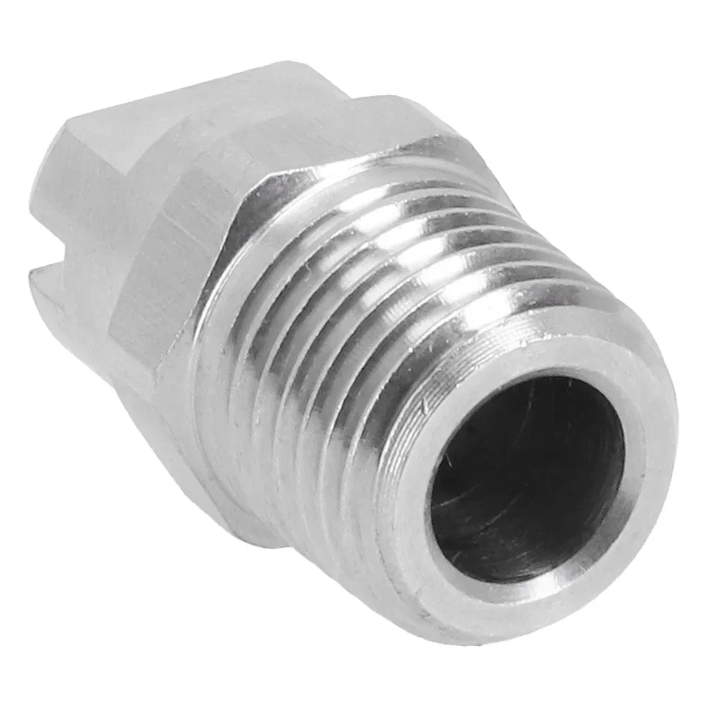 Stainless Steel 1/4 Inch Fan Nozzle With 65 Degree Spray Angle For High Pressure Washer Based Humidification And Deodorizing