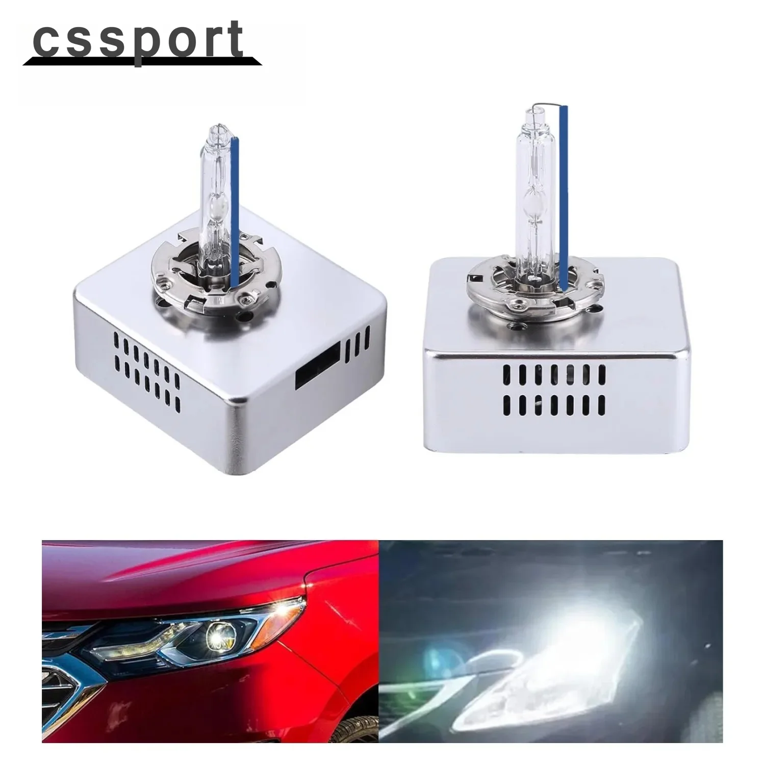 

0071777147-001 68266509AA 18647-25012 2pcs D5S Xenon Headlight HID Bulb For 2016-2017 GM Sierra 1500 Sierra 2500 HD 3500 HD