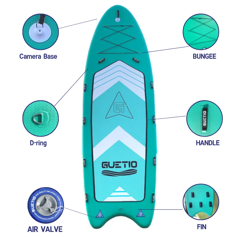 Fabriek Groothandel Opblaasbare Big Paddle Board 4-8 Persoon Grote Team Sup Boards Familie Sup