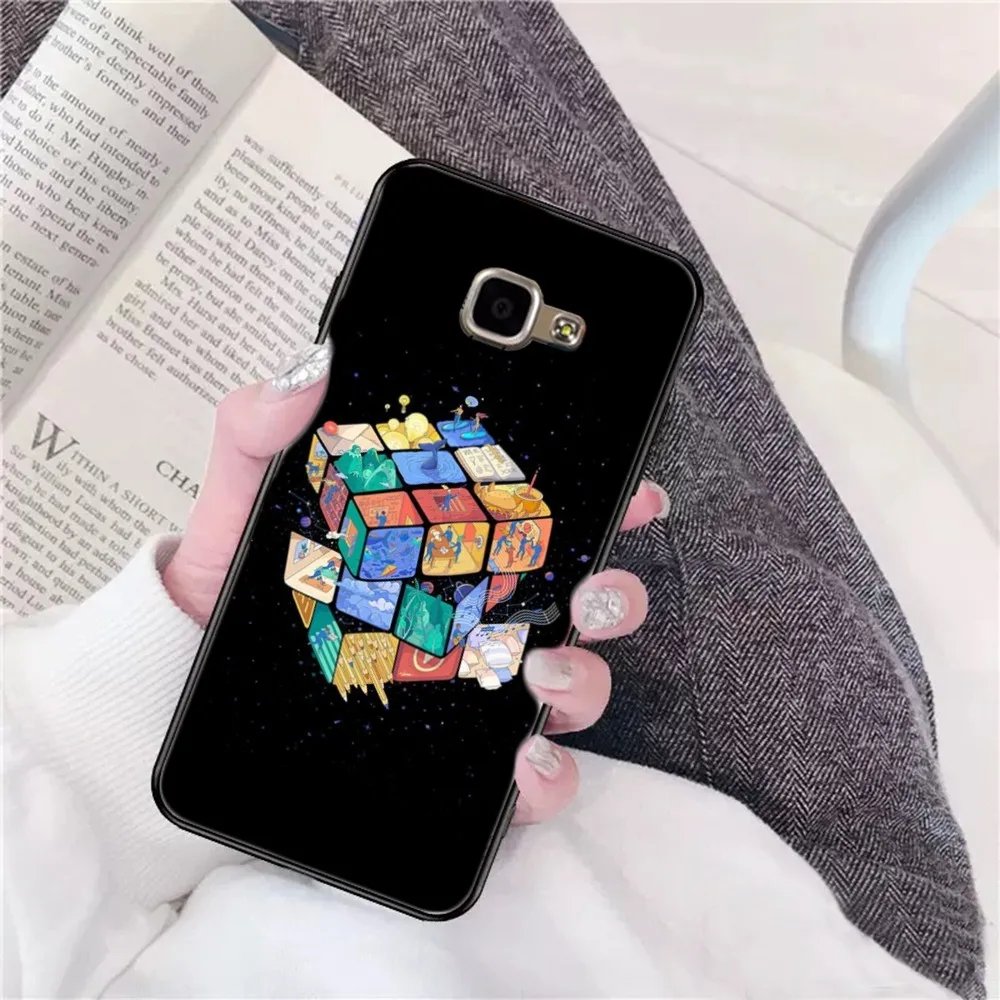 Funny-R-Rubiks-C-Cube Phone Case For Samsung A 10 11 12 13 20 21 22 30 31 32 40 51 52 53 70 71 72 73 91 13 shell