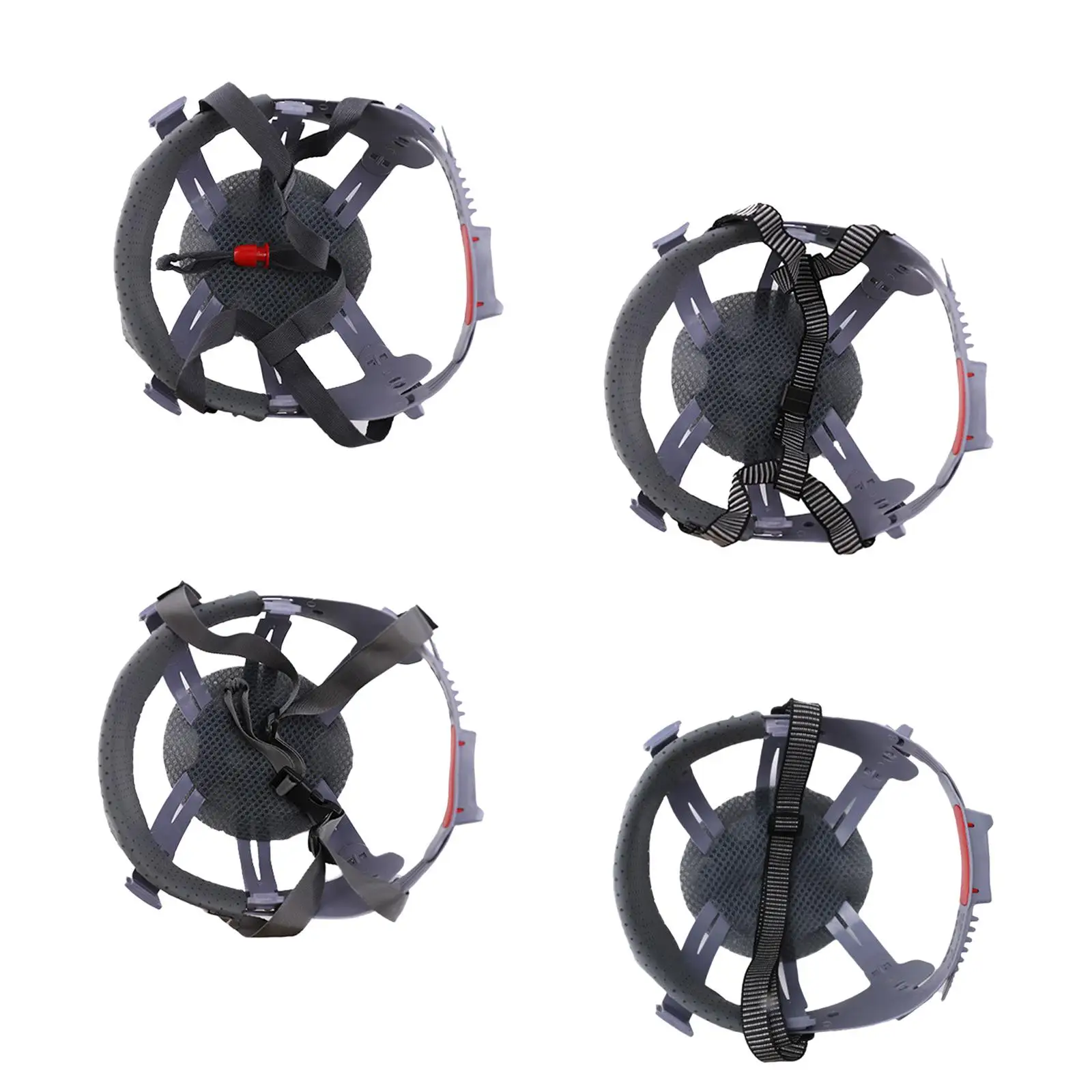 

6 Point Hard Hat Replacement Liner Replace Parts Accessory Professional for Construction Use Shock Absorbing Push Button Buckle