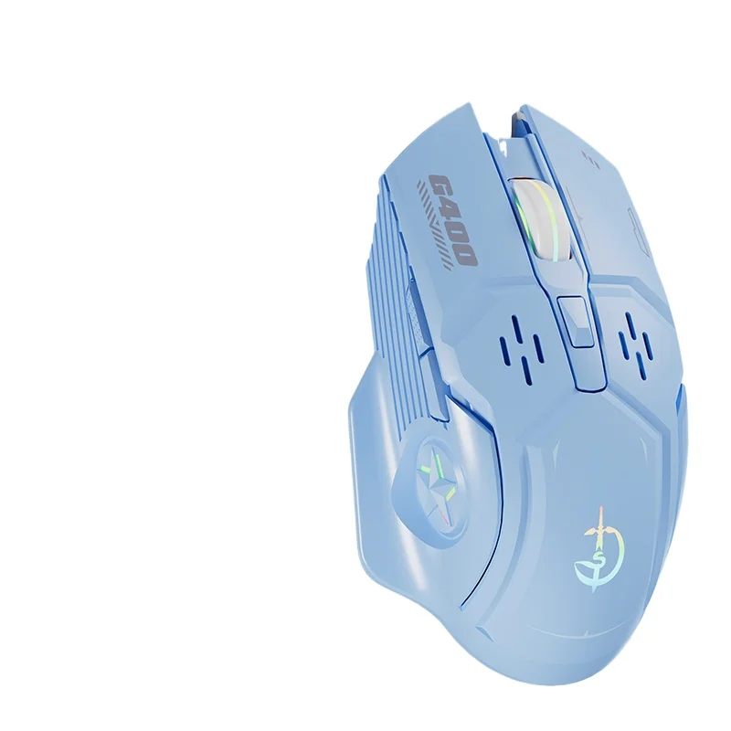 

Bluetooth rechargeable wireless mouse Bluetooth game dedicated dual-mode charging silent office laptop universal
