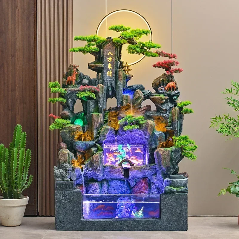 DSA   Company Living Room Balcony Garden Courtyard Feng Shui Wheel Rockery Flowing Water Fountain Circulating Water Feature