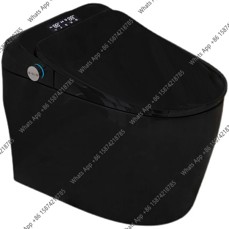 X All-black Smart Toilet, Fully Automatic Toilet, Built-in Water Tank, Automatic Lid Opening, Automatic Flushing