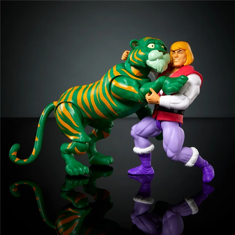 Mattel Prince Adam Cringer Action Figure Set - He Man And the Masters of the Universe Animated Version Collectible PVC Toy
