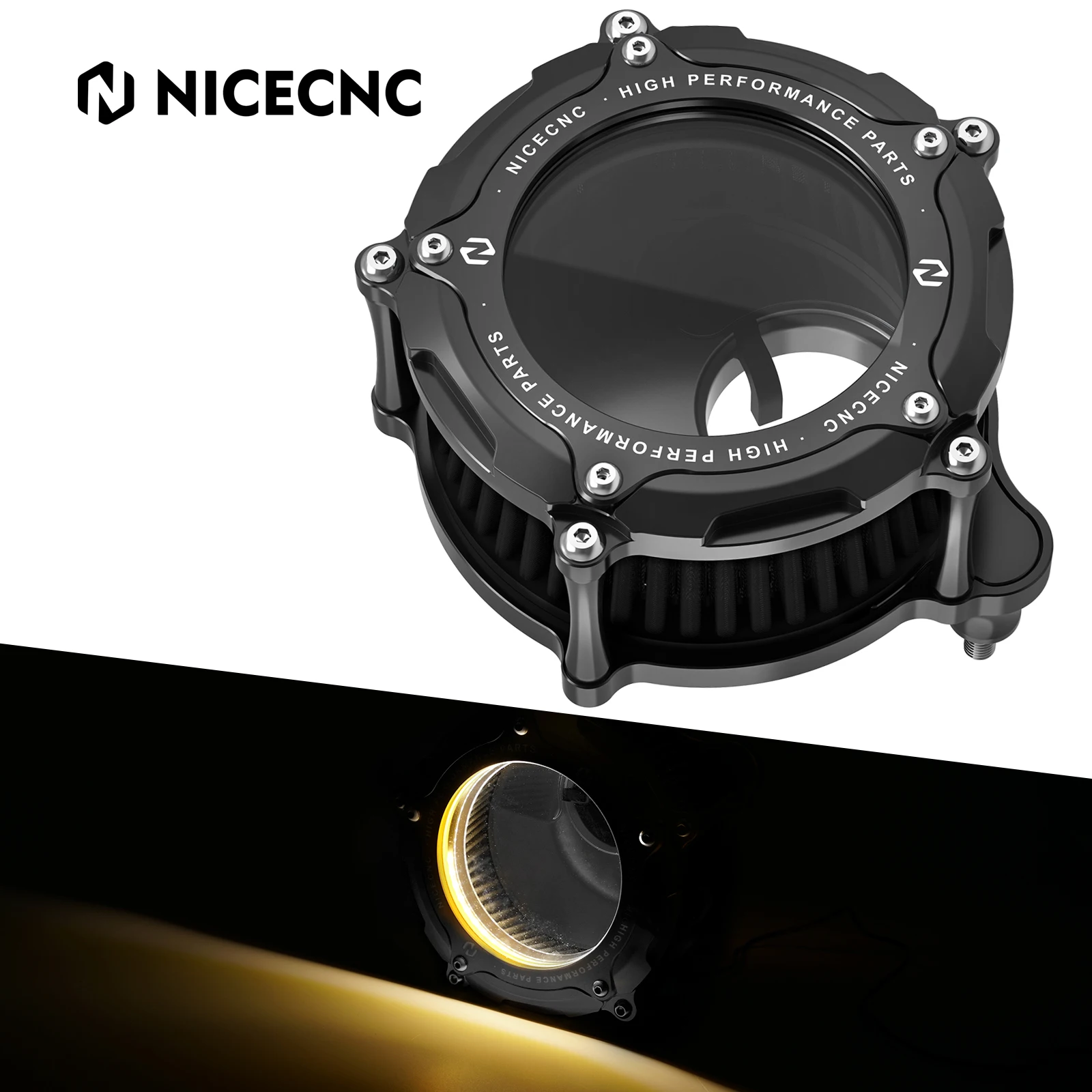 

Motorcycle Air Filter for Harley Road King Special FLHRXS Street Glide FLHX/S Road Glide FLTRX/S Tri Glide Ultra Limited 17-2023